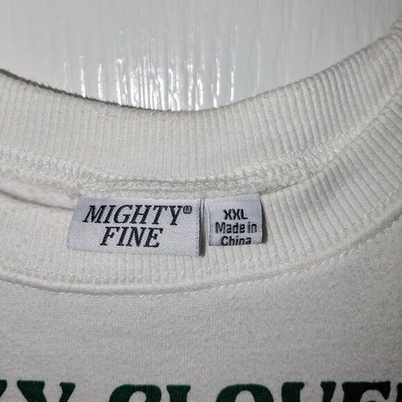 Mighty Fine Lucky Clovers Sweatshirt, XXL - Picture 3 of 3
